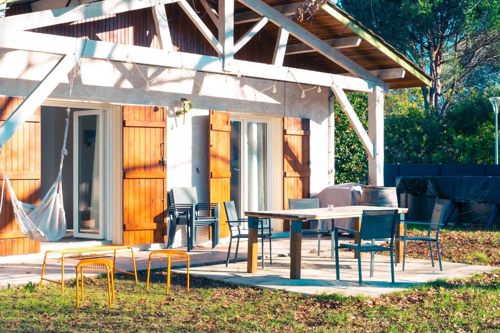 Villa Au Calme Avec Piscine, Grand Jardin Et Studio Independant Andernos-les-Bains Buitenkant foto